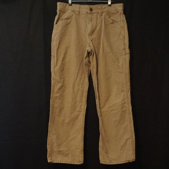 Blue Mountain Pants Blue Mountain Carpenter Dark Khaki Pants Mens